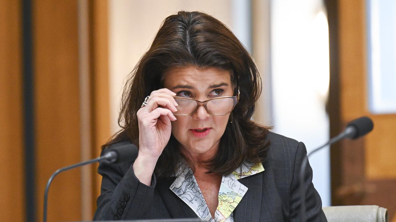 Liberal Senator Jane Hume asked if the May budget was expansionary or contractionary. Picture: NewsWire / Martin Ollman