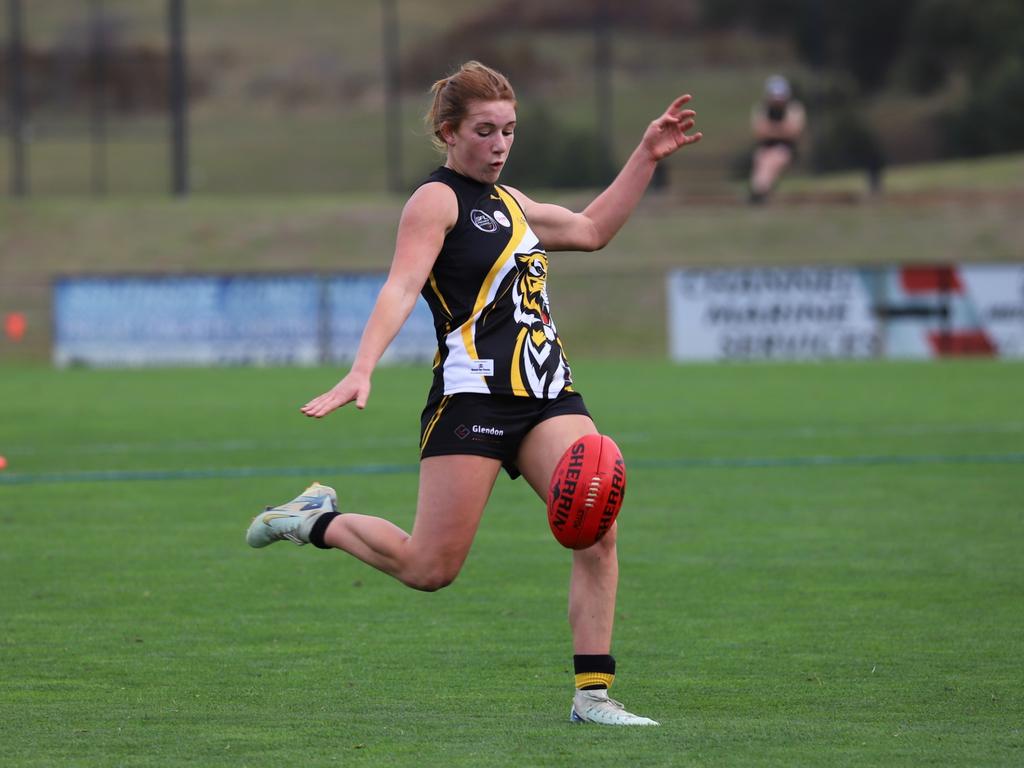 Kingborough Tigers' Matilda Lange is a player to watch in 2025. Picture: CMW Photography
