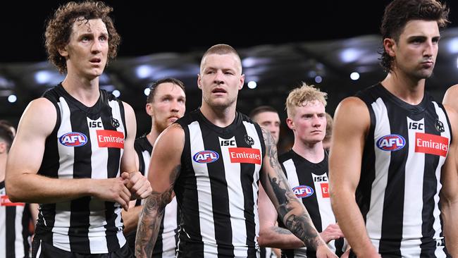 The Pies and the AFL chose not to stand down Jordan De Goey this year. Picture: Quinn Rooney/Getty Images