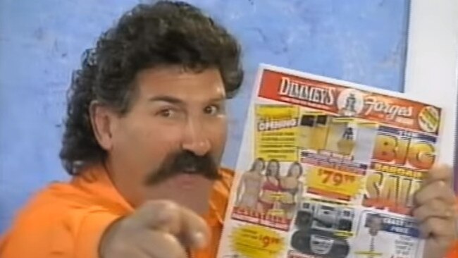 Robert DiPierdomenico (Dippa) has appeared in Dimmeys commercials over the years.