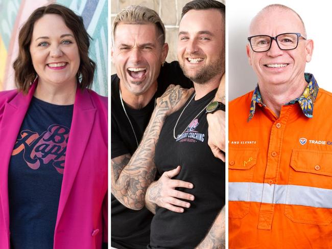 Four of South Australia's life coaches. Pictures: Supplied