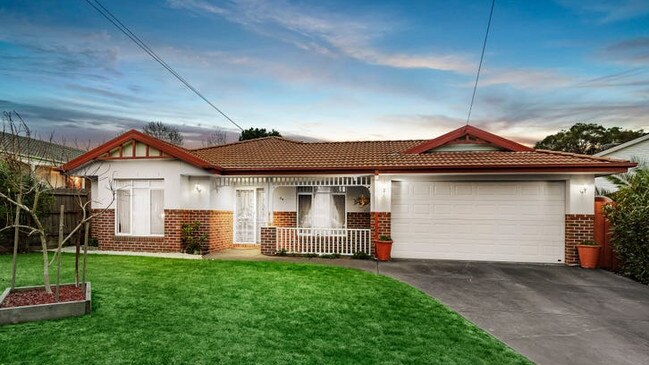 The four-bedroom house at 39 Somerset St, Wantirna South.