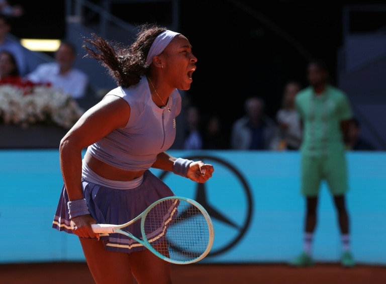 ‘Pretty bad’ Swiatek thrashed by Gauff as Sabalenka returns to Madrid final