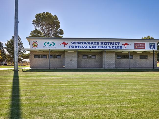 George Gordon Oval, home of the Wentworth District Football Netball Club in the Sunraysia league.