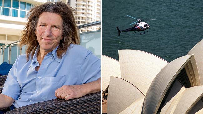 Dr Jerry Schwartz is attempting to develop a helipad in Sydney's Darling Harbour. Picture: Jerad Williams