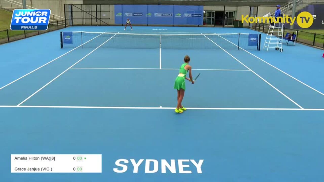 Replay: Amelia Hilton v Grace Janjua (U12 Girls Singles Round 3) – 2024 Tennis Australia Junior Tour Masters U12, U14 Day 4