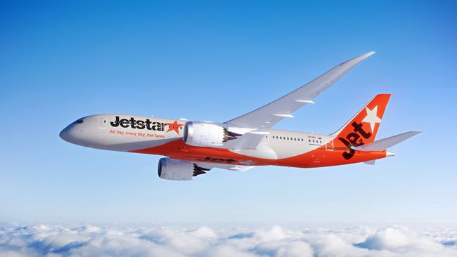 Jetstar’s Boeing 787s will undergo a major makeover, which will allow them to fly distances as far as America and Africa. Picture: Jetstar