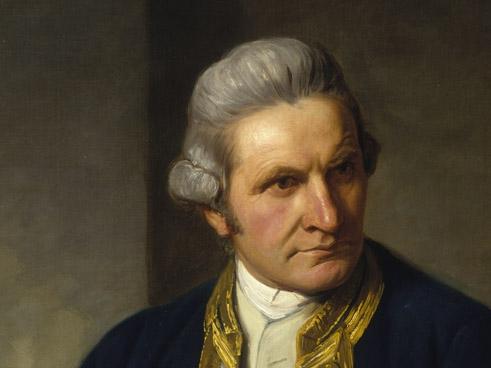 Captain James Cook(1728-1779). Nathaniel Dance.  BHC2628