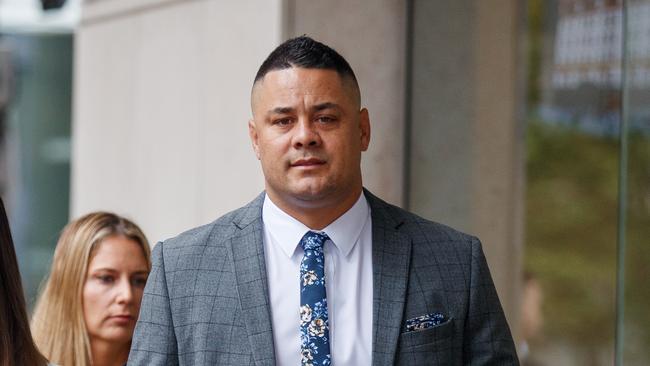 Jarryd Hayne is facing prison after he was convicted of sexually assaulting a woman at her Newcastle home. Picture: NCA NewsWire / Nikki Short