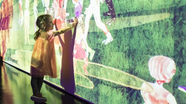 A child plays at the Future Park at the Powerhouse Museum. Labor has backflipped on its support for the Powerhouse’s Parramatta move.