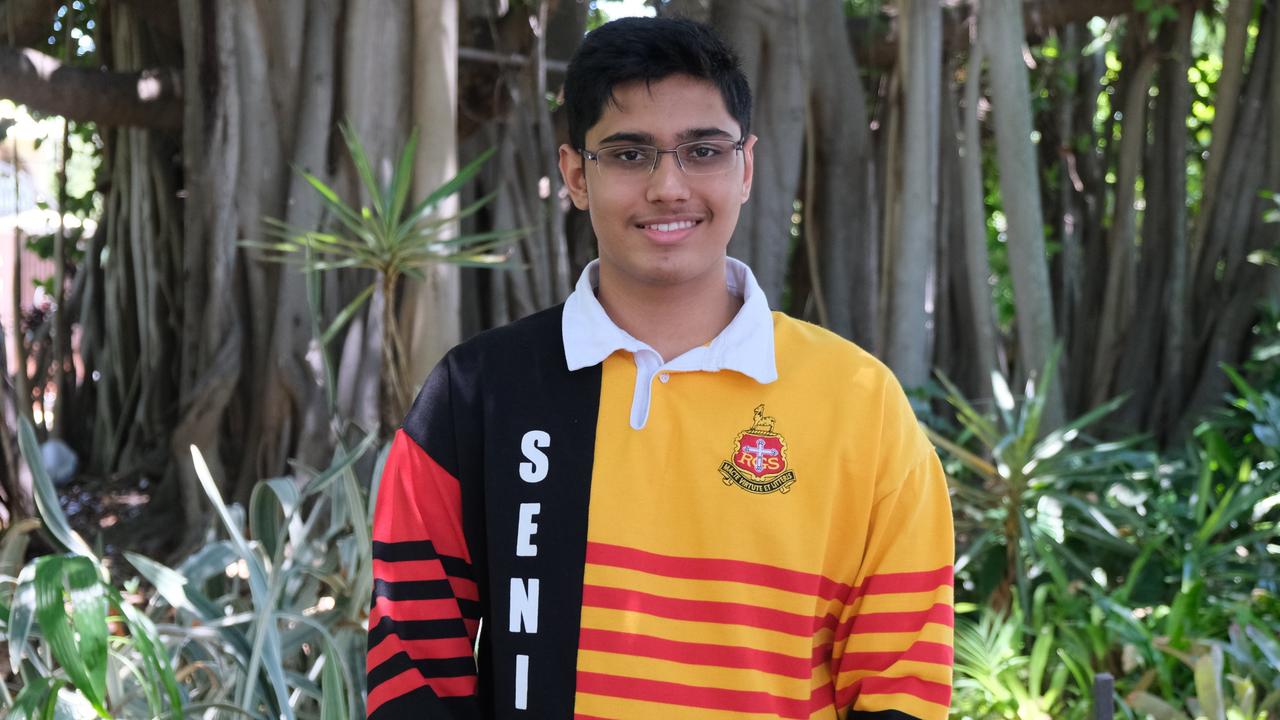 Rockhampton Grammar School dux Margil Rajaji has received an ATAR ranking of 99.85.