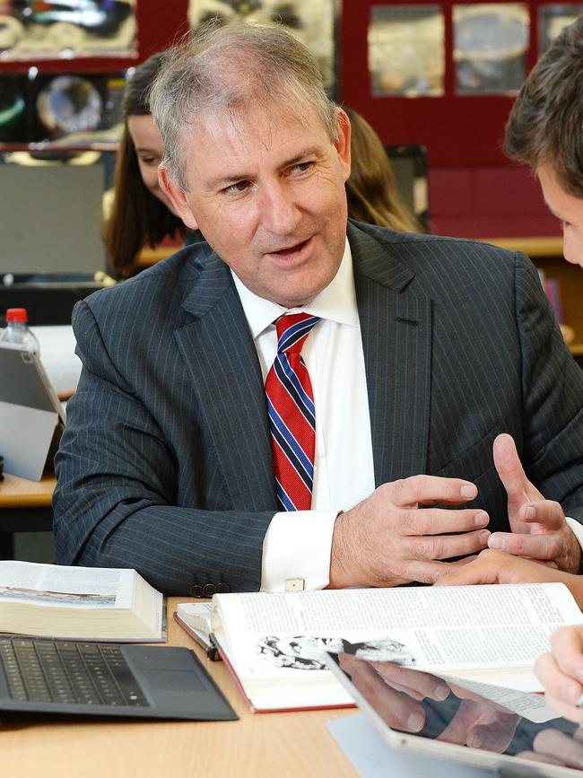 Eltham College principal Simon Le Plastrier. Picture: Josie Hayden