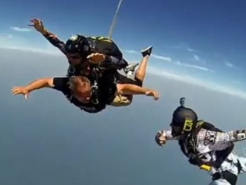 Gold Coast Mayor Tom Tate went skydiving about five years ago with the Crown Prince of Dubai.