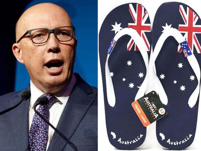 Peter Dutton has been lashed for his comments on Australia Day.