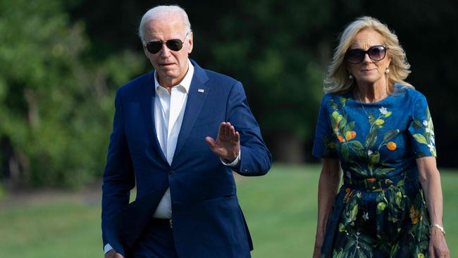 US President Joe Biden and First lady Jill Biden. Picture: Chris Kleponis / AFP