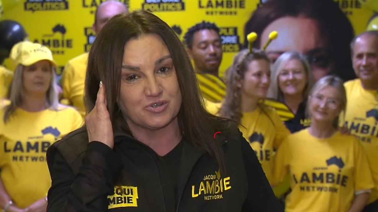 Lambie, Hanson’s daughter in tense fight