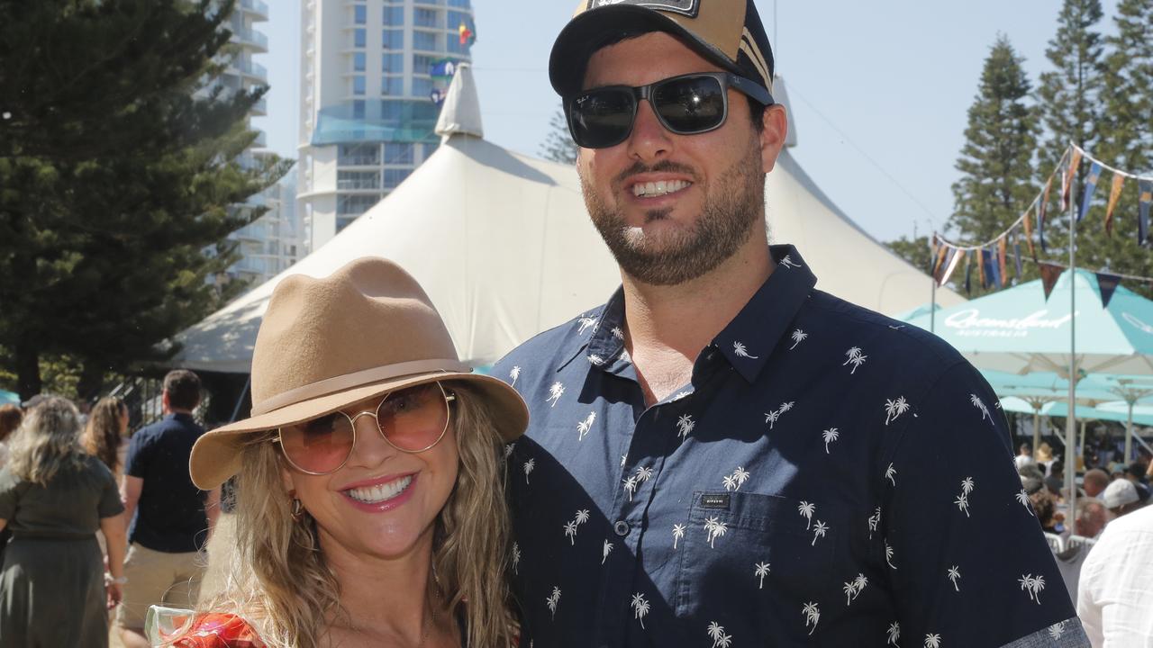 Sarah Campbell and Liam Khan during the 10th Groundwater Country Music Festival. Picture: Regi Varghese