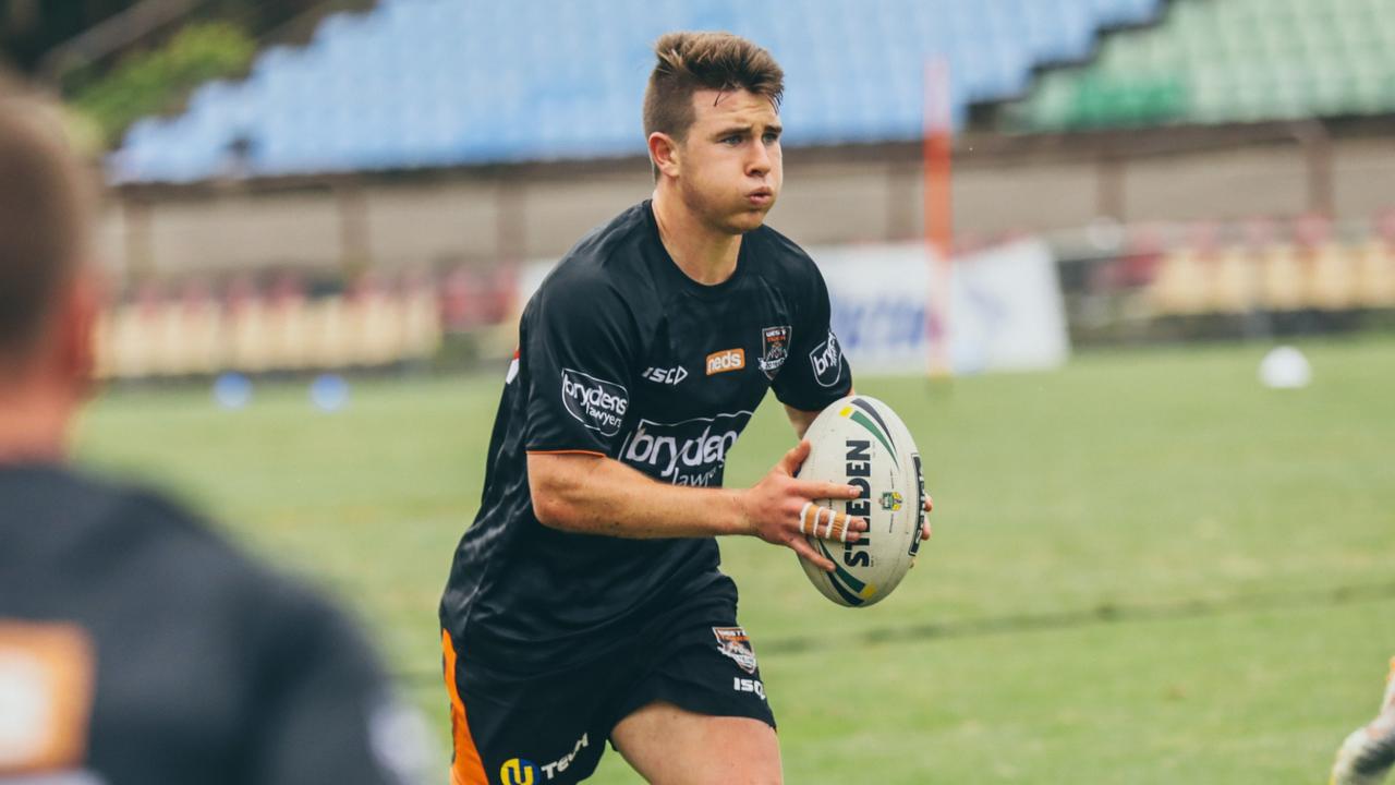 Madden has impressed his teammates at a training camp in Tamworth. Picture: Wests Tigers.