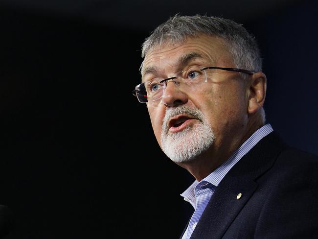 Professor Peter Shergold, NSW Coordinator-General  for Refugee Resettlement updated the media on the resettlement of refugees in NSW, as part of the Australian government's intake.