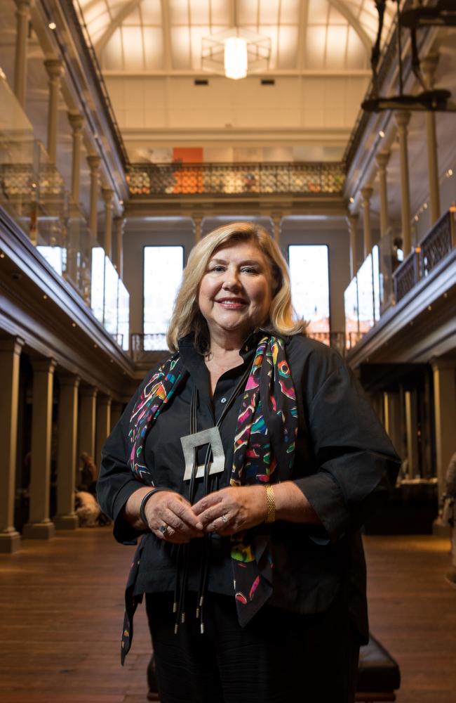 Portraits of Mosman resident Kim McKay, who is the CEO at The Australian Museum, pictured here in the museum's Long Gallery. (AAP Image / Julian Andrews).