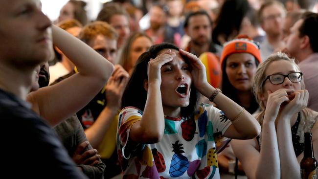 It was an underwhelming event for GWS fans and the AFL. Photo: Damian Shaw