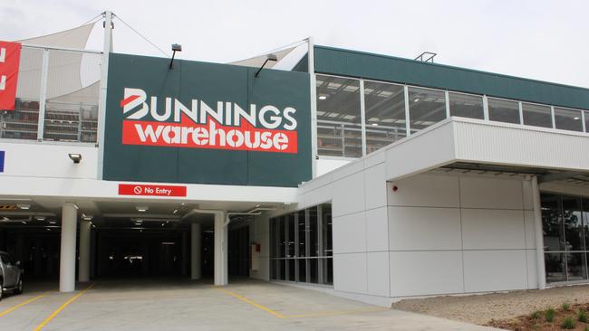 The Sandgate Rd entrance to the undercover carpark at Bunnings Warehouse at Virginia in Brisbane North.  Picture: Michelle Smith