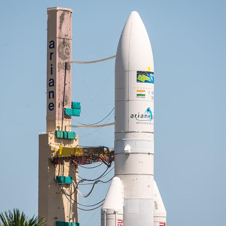 The rocket that carried NBN’s SkyMuster II satellite into space in 2016.