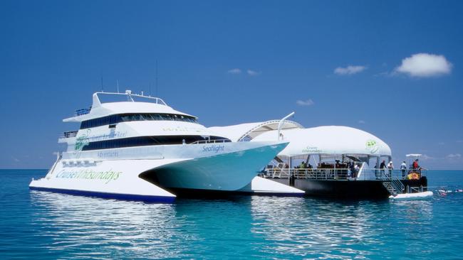 Mr Smyth used his card to pay Cruise Whitsundays at Airlie Beach $1181.70.