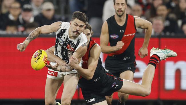 Collingwood premiership defender Oleg Markov has been delisted, but the Magpies say they will redraft him as a rookie in November. Picture: Michael Klein