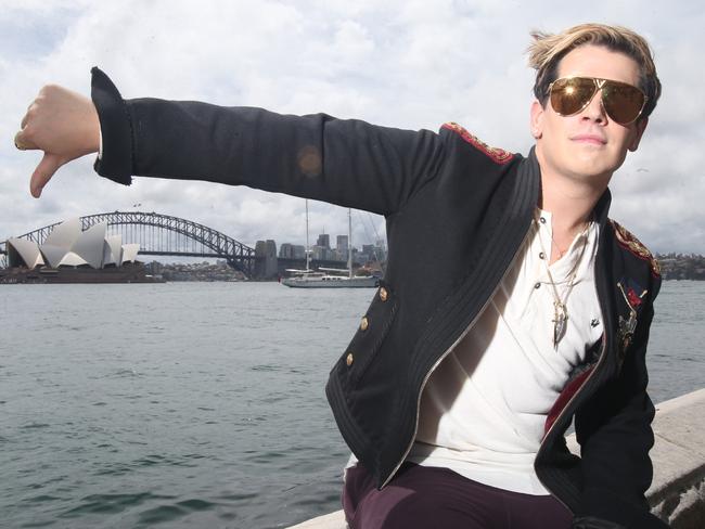 Milo Yiannopoulos is 'ready to offend Australia', he said as he arrived in SydneyControversial speaker started with one of country's most cherished landmarksSaid Opera House is 'carbuncle masquerading as an architectural masterpiece' Photo Nathan Richter