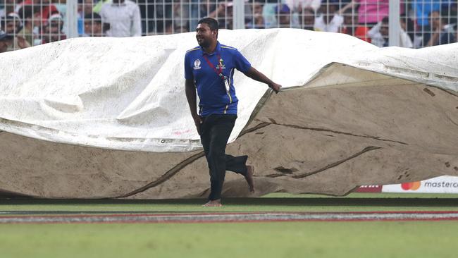 The covers remain on. (Photo by Pankaj Nangia/Gallo Images)