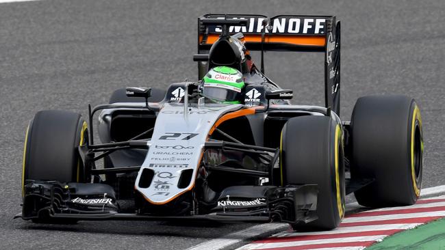 Sahara Force India F1 Team's German driver Nico Hulkenberg.