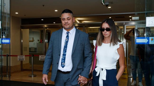 Jarryd Hayne says he plans to appeal the verdict. Picture: NCA NewsWire / David Swift