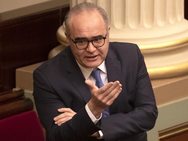 MELBOURNE, AUSTRALIA - NewsWire Photos December 10 2020: MP Adem Somyurek speaking  in Victorian Parliament on Thursday morning.Picture: NCA NewsWire / David Geraghty