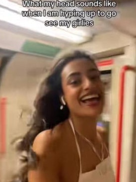 Sabrina Bahsoon AKA “tube girl” is one influencer who’s exploded through the algorithm in recent weeks. Picture: TikTok.