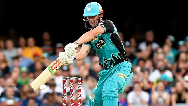 Lynnsanity Chris Lynn was initially picked for the Aussie ODI squad, but now he’s out injured. Picture: Getty Images