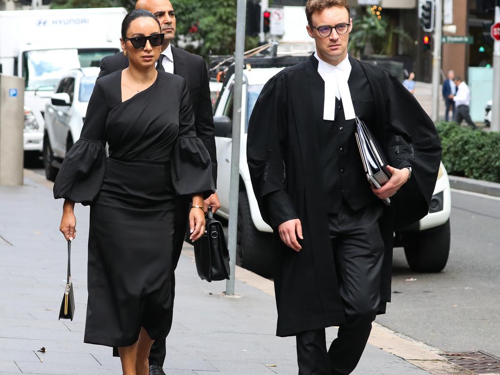 Antoinette Lattouf and her barrister. Picture: NewsWire/ Gaye Gerard