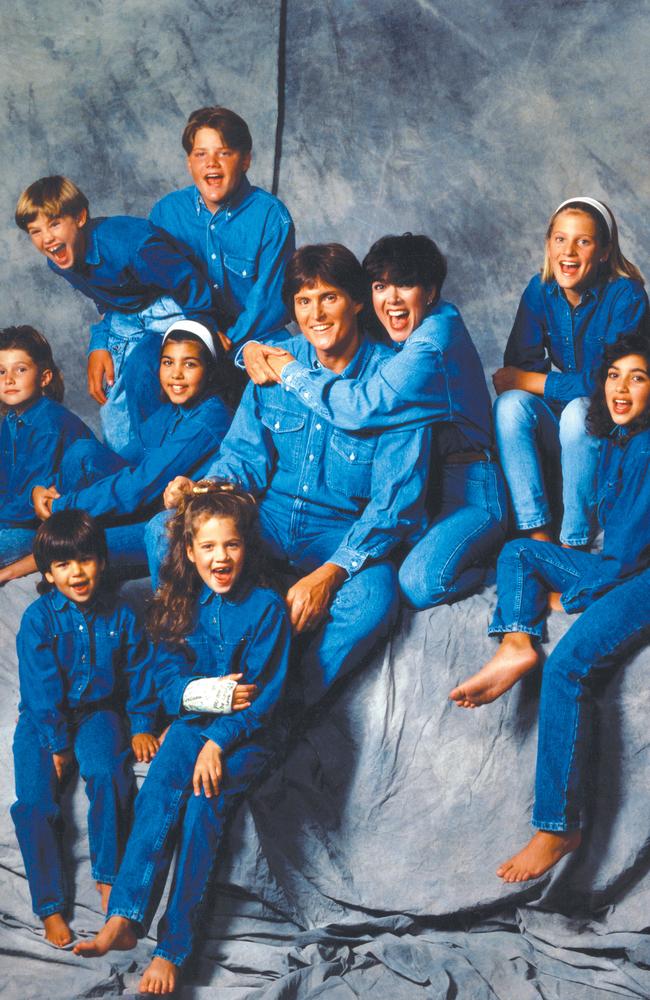 (Middle row, L-R) Brody Jenner, Kourtney Kardashian, Bruce Jenner, Kris Jenner, Cassandra Jenner, Kim Kardashian, (top row, L-R) Brandon Jenner, Burton Jenner,(bottom row, L-R) Robert Kardashian, Jr and Khloe Kardashian. Picture: Getty