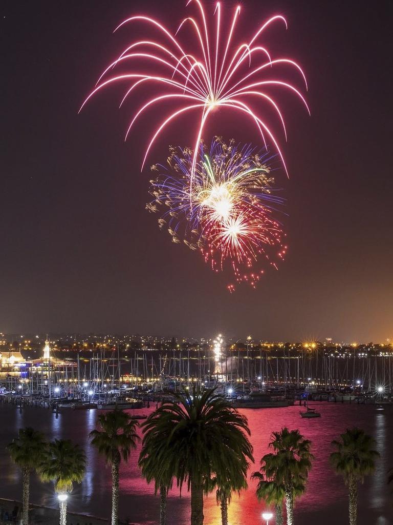 Geelong’s fireworks will include an early and late session.