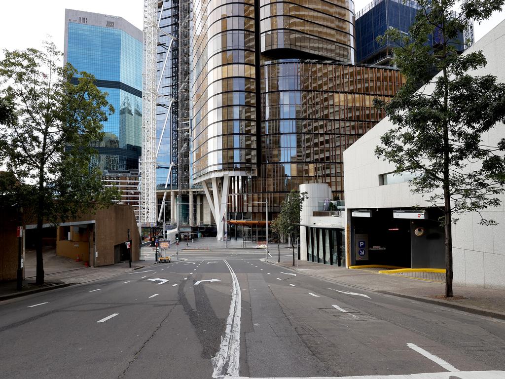 A quiet Essex St in The Rocks. Picture: Toby Zerna