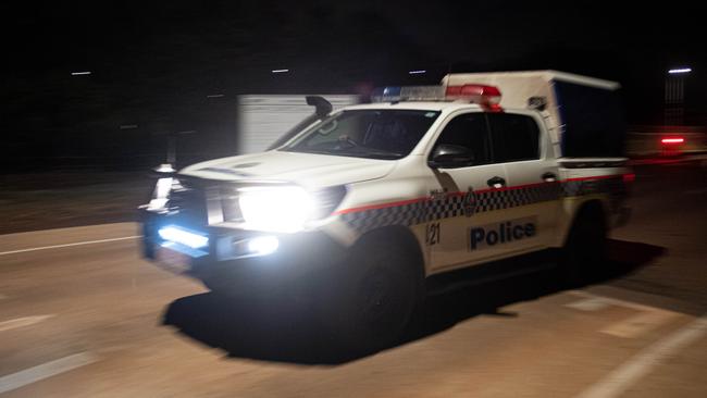 Emergency service vehicles arrive at Darwin Correctional Precinct after a prisoners have been reported on the roof of Darwin jail after Ômass breakout. Holtze, Darwin Gaol, Jail, Prison Picture: Che Chorley