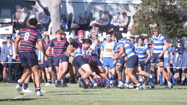 GPS First XV rugby grand final between TSS and Nudgee College.9 September 2023 Southport Picture by Richard Gosling