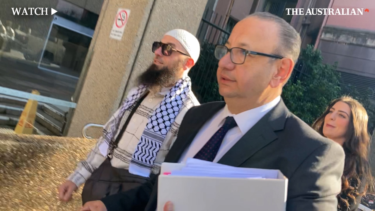 Wissam Haddad spotted outside court