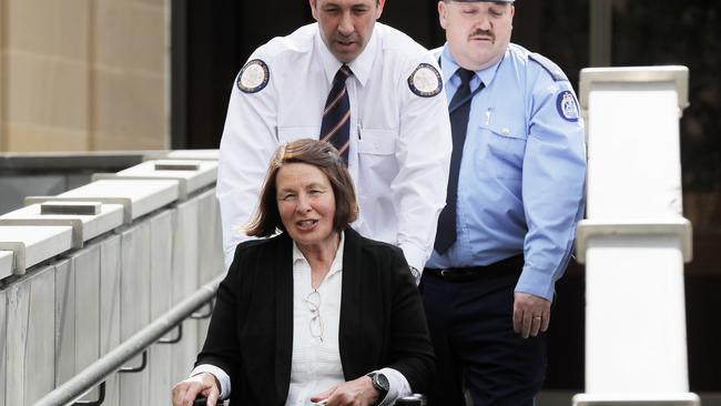 Convicted murderer Sue Neill-Fraser leaves the Supreme Court in 2016. Picture: RICHARD JUPE