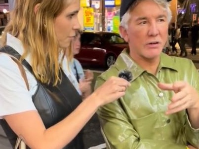 The interviewer had no clue she was talking to Baz Luhrmann. Picture: @god_worthy/TikTok