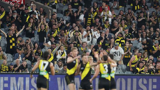 AFL fans enjoy Richmond and Carlton’s season opener at the MCG.