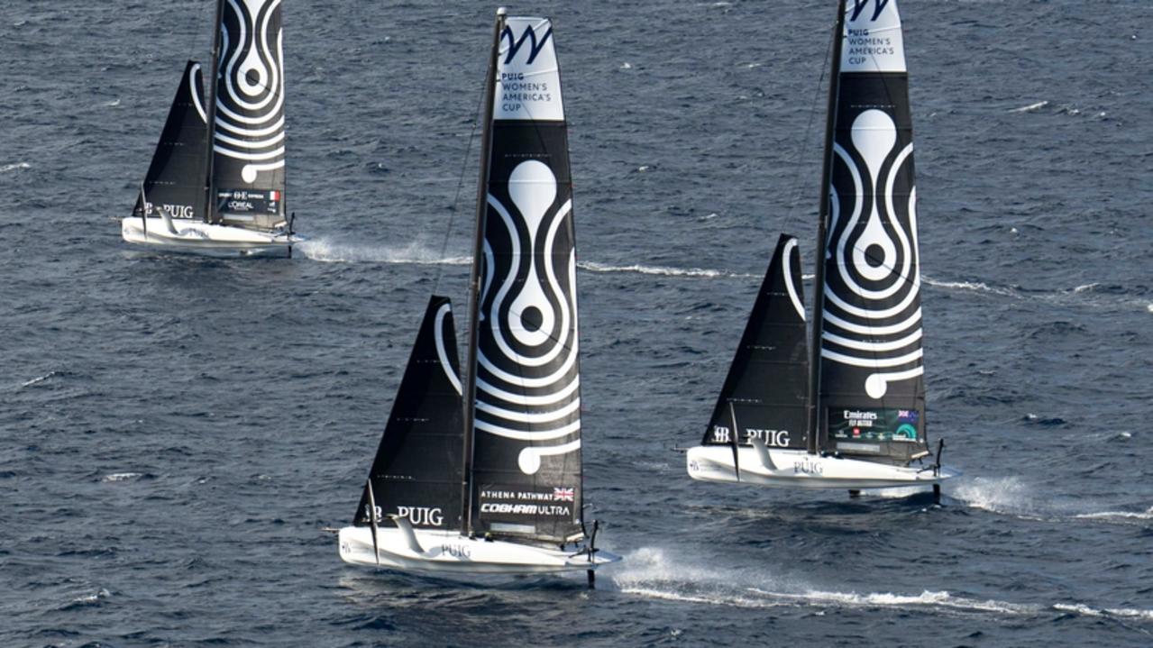 Splashdown! Day of disaster for Aussies in women’s America’s Cup