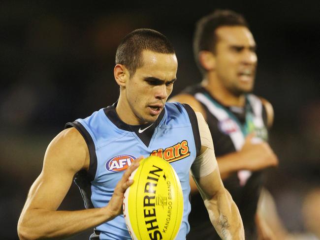 Former Carlton forward Jeffrey Garlett currently represents Albury in the OMFL. Picture: Ben Macmahon