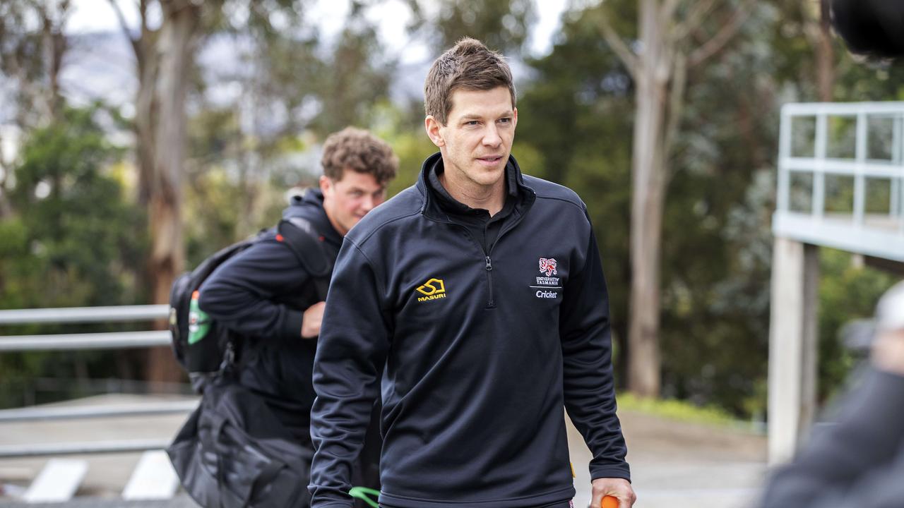 Tim Paine’s playing return was washed out. Picture: Chris Kidd