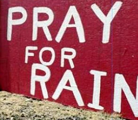 Pray for Rain. Picture: Frances Klein